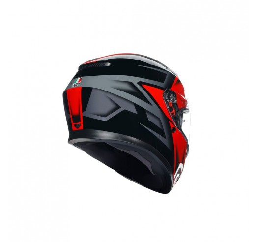 CASCO AGV K3 E2206 - COMPOUND BLACK/RED CASCO AGV K3 E2206 - COMPOUND BLACK/RED