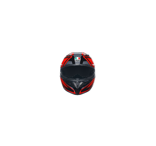 CASCO AGV K3 E2206 - COMPOUND BLACK/RED CASCO AGV K3 E2206 - COMPOUND BLACK/RED