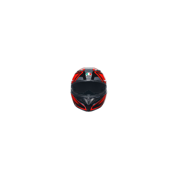 CASCO AGV K3 E2206 - COMPOUND BLACK/RED
